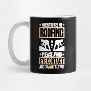 Roofer Roofing Slater Roof Tiler Thatcher Mug